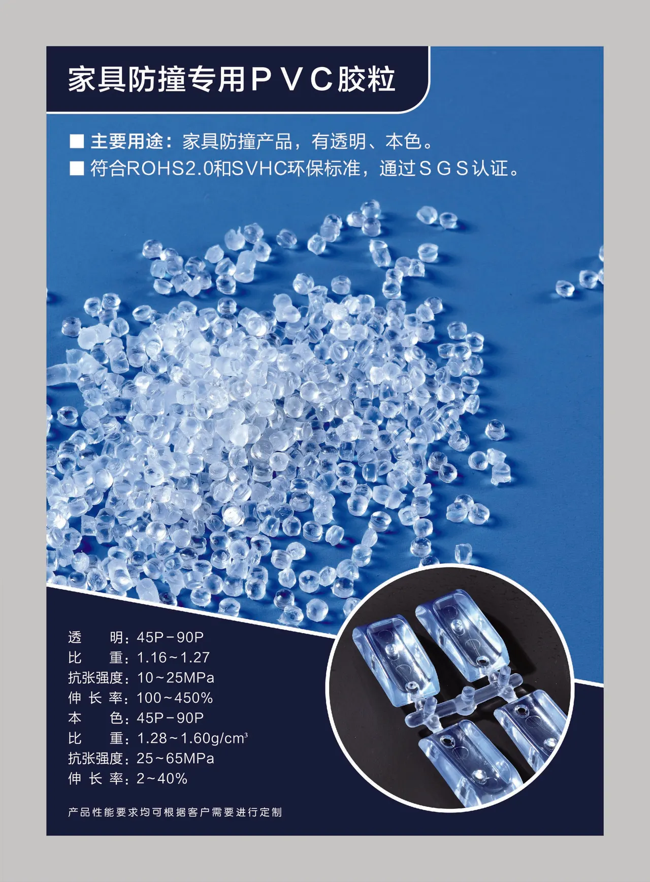 家具防撞塞专用 PVC 胶粒目录图片